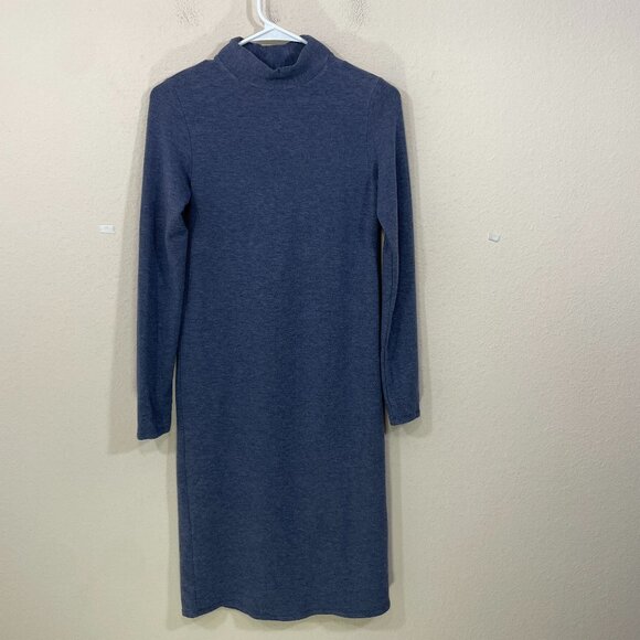 Majestic Filatures Dress Size 1 (XS) Long Sleeve Deluxe‎ Tee Minimalist Blue - Picture 1 of 7